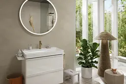 Змішувач для умивальника Hansgrohe Tecturis S CoolStart EcoSmart+ з тягою Pop-up brushed bronze 73314140 - мініатюра 3