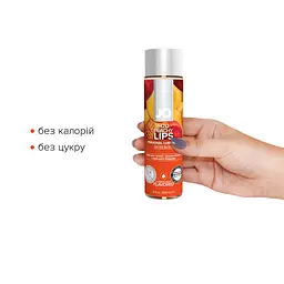 Змазка на водній основі JO H2O — Peachy Lips (120 мл) без цукру, рослинний гліцерин - мініатюра 2