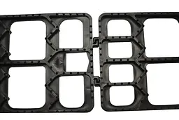 Трап протибуксувальний Poputchik 50 x 17 x 2.5 см чорний 2 шт. - мініатюра 3