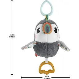 Іграшка-підвіска м'який тукан Fisher-Price, з рухом (HNX66) - мініатюра 2