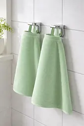 Рушник ІКЕА 30х30 см Світло -зелений - мініатюра 2