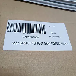 Ущільнювач дверей для холодильної камери холодильника Samsung RB31, RB33, DA97-19053C, DA97-13594B - мініатюра 6