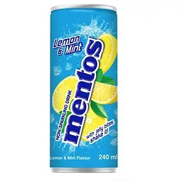Напій Mentos Lemon & Mint Soda with Jelly Bites 240 мл