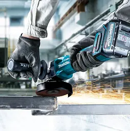 Шліфмашина кутова акумуляторна Makita GA005GZ (125 мм, 8500 об/хв, BL, AFT, XGT, без акумуляторів та зарядного пристрою) - мініатюра 8