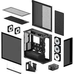 Корпус Arctic Xtender VG Black (ACPCC00016A) [143243] - мініатюра 8