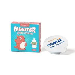Насадка на член Recare Red Monster Spike Condom (презерватив з рядами шипів) - мініатюра 3