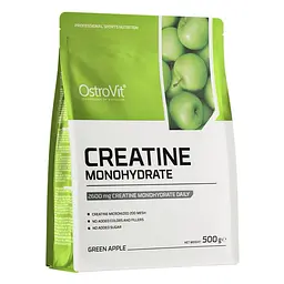Креатин OstroVit Creatine Monohydrate, 500 грам - Зелене яблуко