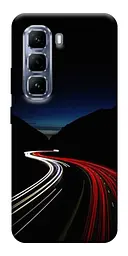 Чохол Demsky Червоно-біла дорога для Infinix Hot 50 Pro