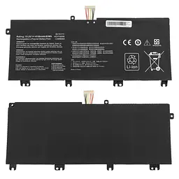 Акумулятор Asus B41N1711 (Кабель 25мм ROG Strix GL503VM, GL503VD, GL703VD, GL703VM series) 15.2V 4150 mAh 63Wh Black