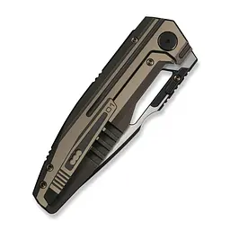 Ніж складаний туристичний Weknife Reveille (9.7 см) Bohler M390 / Titanium бронзовий - мініатюра 5