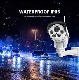 Wifi камера вулична поворотна PTZ з 5Х наближенням Boavision B989W, 5 мегапікселів (100652) - мініатюра 5