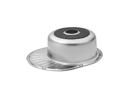 Кухонна мийка Kroner KRP Satin-5745 0.8 мм (CV022775) - мініатюра 3