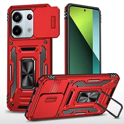 Ударостійкий чохол Camshield Army Ring для Xiaomi Poco X6 Pro Червоний / Red