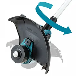 Тример акумуляторний Makita DUR193RF (260 мм, 7800 хв-1, 1.65 мм, 280 Вт, LXT) - мініатюра 6