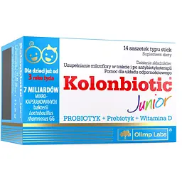 Вітаміни та мінерали Olimp Kolonbiotic Junior 14 стіків