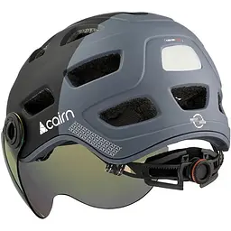 Велошолом Cairn Quartz Visor LED USB 52-58 Чорний - мініатюра 2