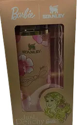 Термос термокружка Stanley Quencher H2.0 Tumbler из нержавеющей стали 1,18 л Peach Flower Barbie KT7001984 - миниатюра 7