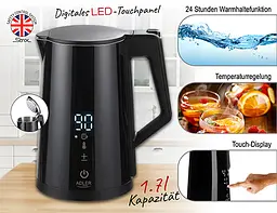 Електрочайник Adler AD 1345 Black - мініатюра 7
