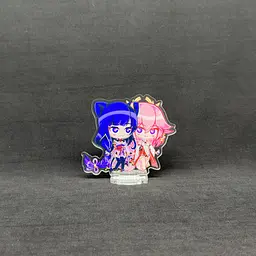 Акрилова колекційна фігурка Геншин Імпакт - Genshin Impact Chibi Яе Міко и Райден 10 см - мініатюра 2