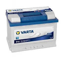Автомобільний акумулятор VARTA Blue Dynamic E12 6СТ-74Ah Аз 680A (EN) 574013068 - мініатюра 1