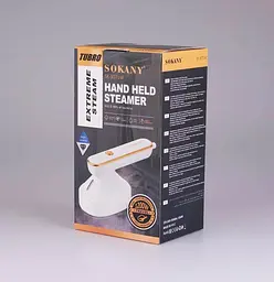 Дорожня міні праска Sokany SK-3071W відпарювач для прасування відпарювання одягу 1200 Вт Білий - мініатюра 7