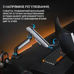 Кронштейн Anda Seat Stealth PRO II 17''-42'' Blue AD-W-A9-1S-BS - мініатюра 9