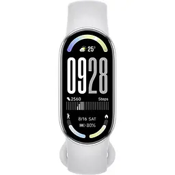 Фiтнес-браслет Xiaomi Smart Band 10 Silver (BHR07PSGL) - мініатюра 3
