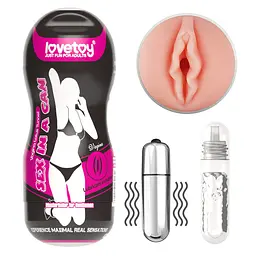Мастурбатор - Sex In A Can Vagina Lotus Tunnel Vibrating