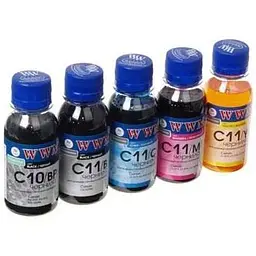 Чорнило WWM CANON PGI520/CLI521 BP/B/C/M/Y SET (C10/11SET5-2)