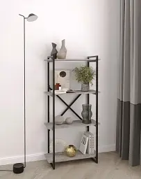 Стелаж у стилі Loft FH-Ant-2 700х1400х300 мм Бетон