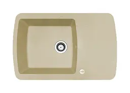 Кухонна мийка Adamant OPTIMAKS ivory 775x495x200 мм, з крилом 77,5 см