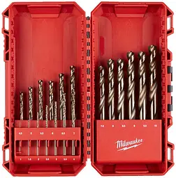 Набір свердел по металу HSS-Co 1-10мм кейс 19шт Milwaukee hoz0013167