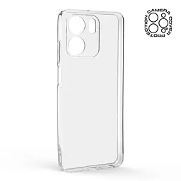 Прозрачный чехол для OPPO A5X 4G/A5X 5G с защитой камеры, тонкий, силиконовый, бесцветный, ударопрочный, противоударный бампер с закрытой камерой, ArmorStandart (ARM85379) - мініатюра 2