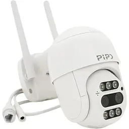 Відеокамера PiPo PP-IPC33D4MP20 з двома об'єктивами вулична SD/картка PTZ 2.8mm ICSee 4+4Мп Wi-Fi
