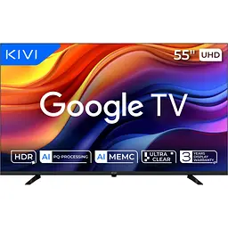 Телевізор Kivi U800KB 55` LCD 4K (55U800KB) [174544]