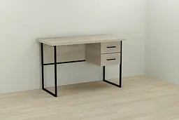Комп'ютерний стіл Ferrum-decor Таккота 76x140x60 чорний ДСП Дуб Сонома 32мм (FRD-101932)