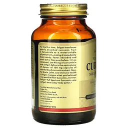 Натуральная добавка Solgar Curcumin Full Spectrum, 60 капсул - мініатюра 2