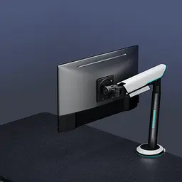 Кронштейн для монітора з RGB-підсвічуванням, регулюванням висоти, поворотом і нахилом ITech LDT96-C012 24–57" - мініатюра 12