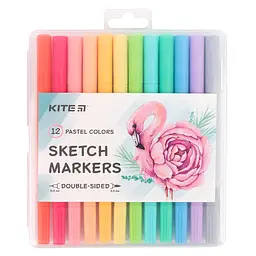 Набір скетч маркерів 12 кол. KITE Pastel (K22-045)