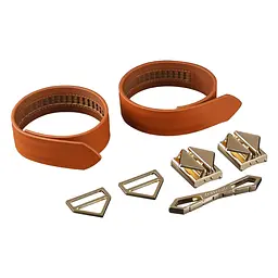 BDSM набір Lockink Hogtie Set коричневий - мініатюра 14