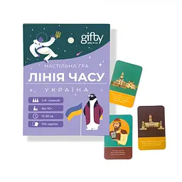 Настільна гра Gifty Лінія часу. Україна - мініатюра 2