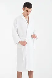 Халат Lotus Home - Waffle white 2XL - мініатюра 7