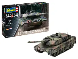 Збірна модель Revell Танк Леопард 2 A6/A6NL масштаб 1:35, 222 деталей (RVL-03281) - мініатюра 2