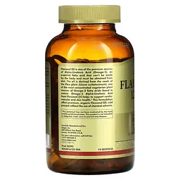 Лляна олія Solgar Flaxseed Oil 170 капсул - мініатюра 3