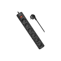 Мережевий фільтр живлення Defender 153, 3 m, 6 роз, black (99495) - мініатюра 3