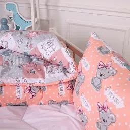 Ковдра MirSon антиалергенна зима Kids Time 20-0028 Little girl Teddy 140x205 см EcoSilk (2200009664199) - мініатюра 5