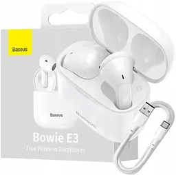Навушники Baseus Bluetooth TWS Earphones Bowie E3 (NGTW080002) білі - мініатюра 4