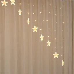 Гірлянда LED Star штора Зірочки 136 led довжина 3 метра - мініатюра 4