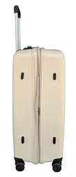 Валіза велика Carbon 65903 поліпропілен 75х50х32 см 100+13 л Кремовий - мініатюра 6