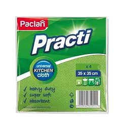 Тряпка для кухни Paclan Practi вискоза 4 шт